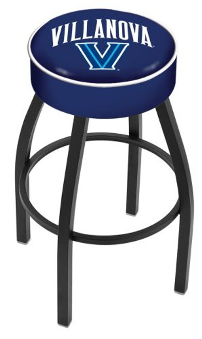 Villanova Bar Stool w/ Wildcats Logo Swivel Seat - L8B1 Image 1