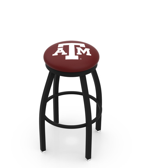 Texas A&M Bar Stool w/ Aggies Logo Swivel Seat - L8B2B Texas A&M Bar Stool w/ Aggies Logo Swivel Seat - L8B2B