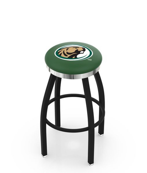 Bemidji State Bar Stool w/ Beavers Logo Swivel Seat - L8B2C Image 1