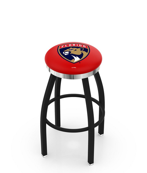 Florida Bar Stool w/ Panthers Logo Swivel Seat - L8B2C Image 1
