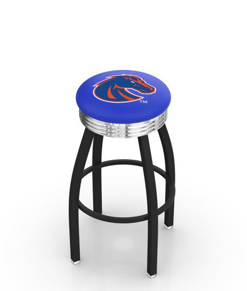 Boise State Bar Stool w/ Broncos Logo Swivel Seat - L8B3C Image 1