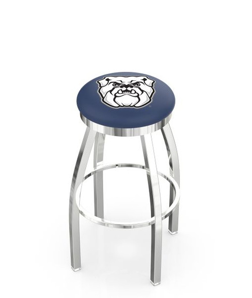 Butler Bar Stool w/ Bulldogs Logo Swivel Seat - L8C2C Image 1