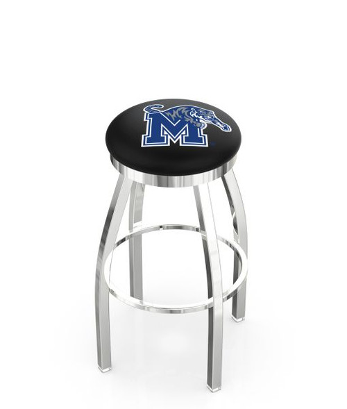 Memphis Bar Stool w/ Tigers Logo Swivel Seat - L8C2C Image 1