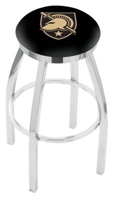 Military Academy Bar Stool w/ Military Logo Swivel Seat - L8C2C Image 1