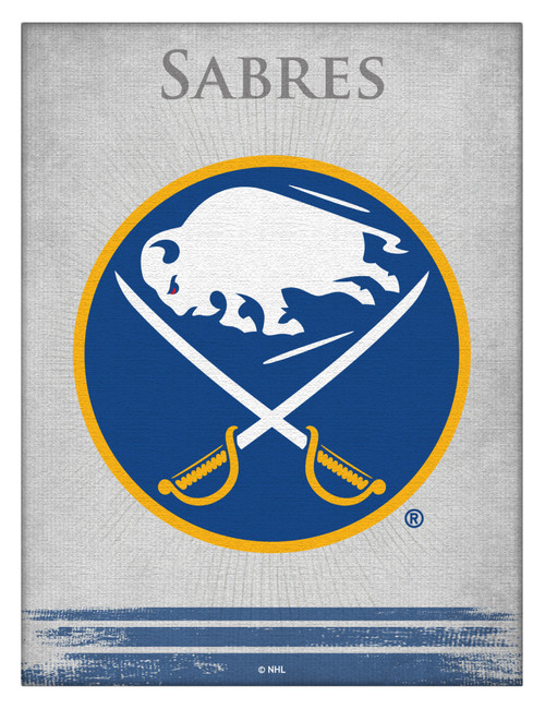 Buffalo Canvas Art w/ Sabres Logo
