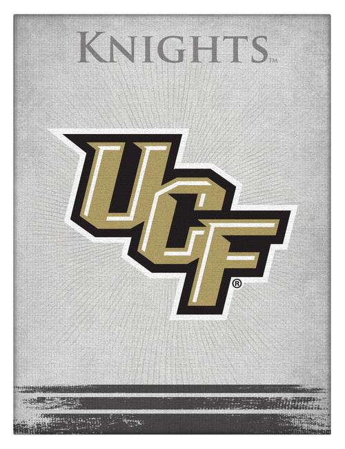 Central Florida Canvas Art w/ Golden Knights Logo