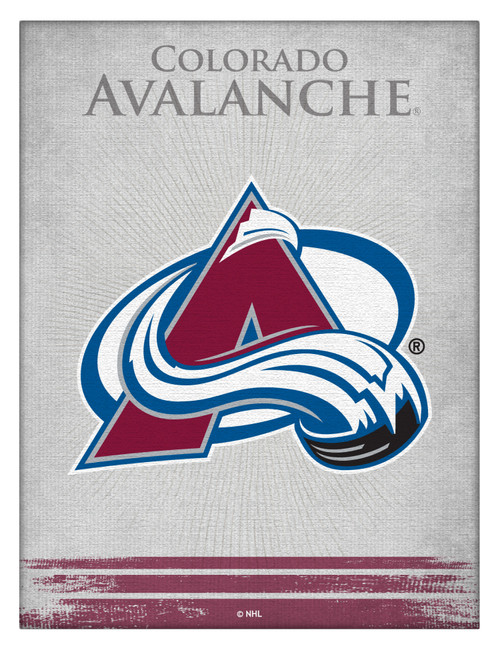 Colorado Canvas Art w/ Avalanche Logo