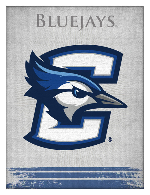 Creighton Canvas Art w/ Bluejays Logo Print