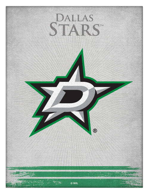 Dallas Canvas Art w/ Stars Logo