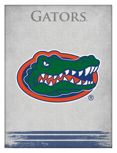 Florida Canvas Art w/ Gators Logo