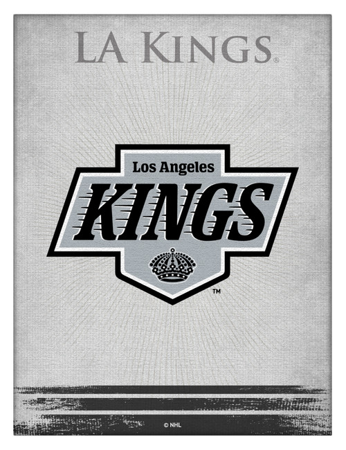 Los Angeles Canvas Art w/ Kings Logo