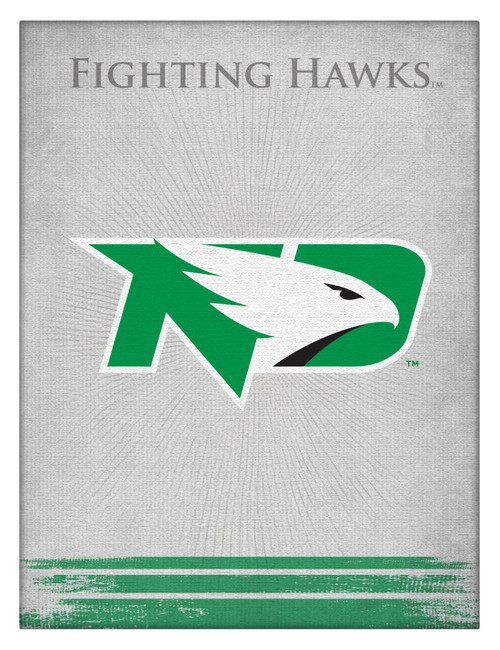 North Dakota Canvas Art Logo Print