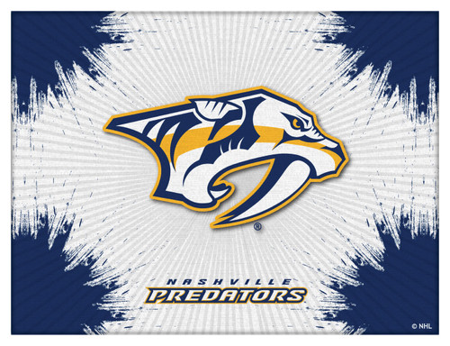 Nashville Canvas Art w/ Predators Logo Print Image 1