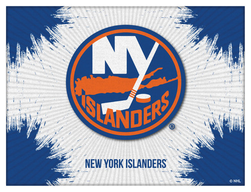 New York Canvas Art w/ Islanders Logo Print Image 1