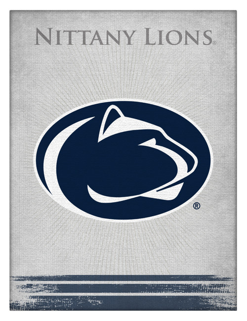 Penn State Canvas Art w/ Nittany Lions Logo