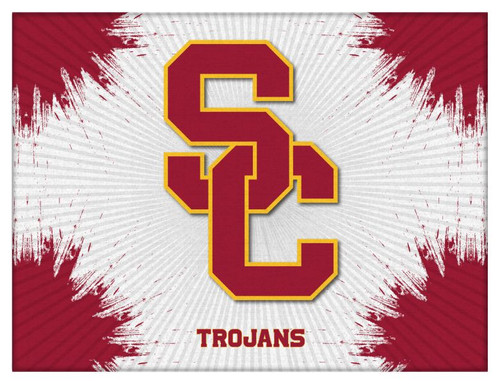 Southern California Canvas Art w/ Trojans Logo Print Image 1