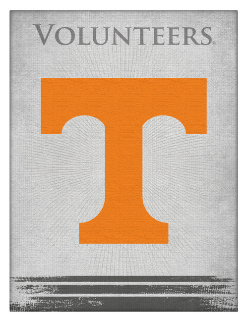 Tennessee Canvas Art w/ Volunteers Logo