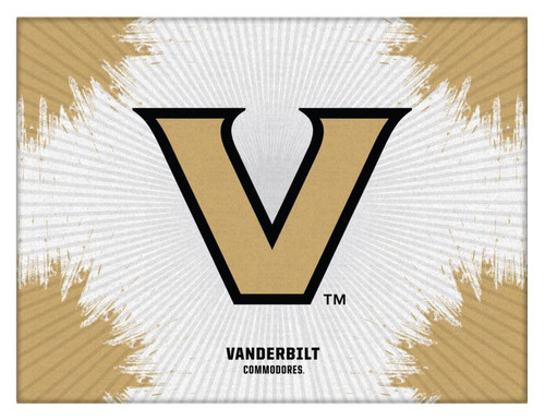 Vanderbilt Canvas Art w/ Commodores Logo Print Image 1