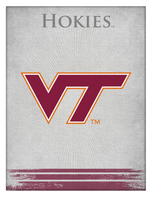 Virginia Tech Canvas Art w/ Hokies Logo