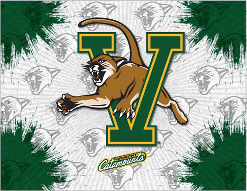 Vermont Canvas Art w/ Catamounts Logo Print Image 1