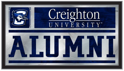 Creighton Bluejays Mirror - Alumni Wood Frame Image 1