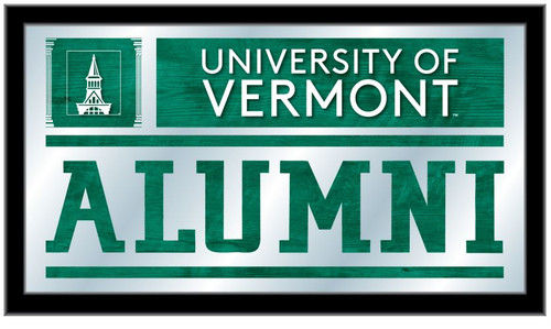 Vermont Catamounts Mirror - Alumni Wood Frame Image 1