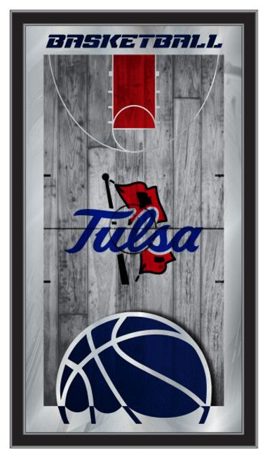 Tulsa Golden Hurricanes Basketball Logo Mirror Image 1
