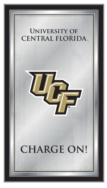 Central Florida Golden Knights Mirror - Fight Song Wood Frame