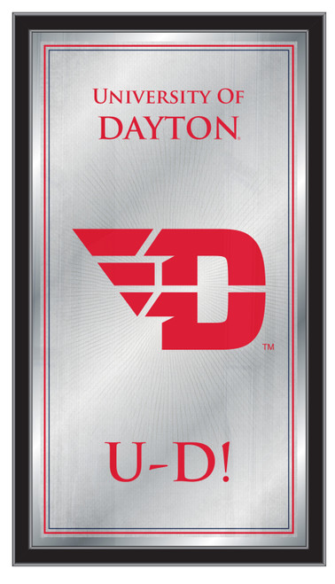 Dayton Flyers Mirror - Fight Song Wood Frame