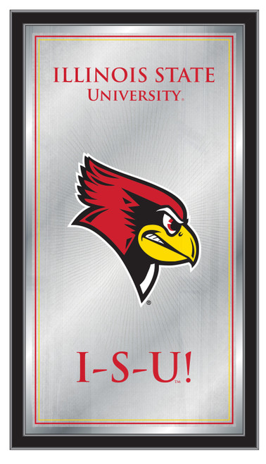 Illinois State Redbirds Mirror - Fight Song Wood Frame