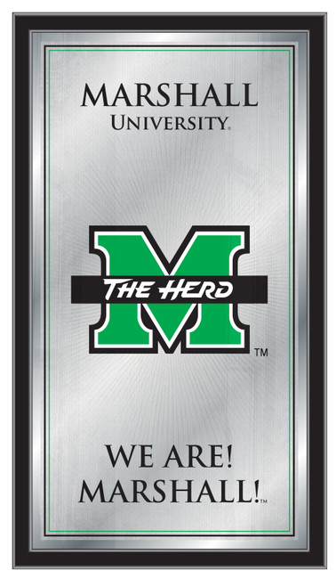 Marshall Thundering Herd Mirror - Fight Song Wood Frame