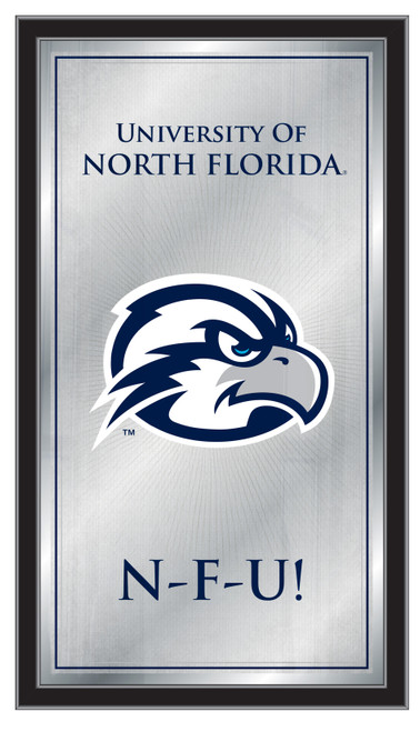 North Florida Ospreys Mirror - Fight Song Wood Frame