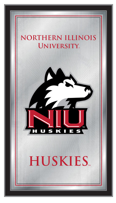 Northern Illinois Huskies Mirror - Fight Song Wood Frame