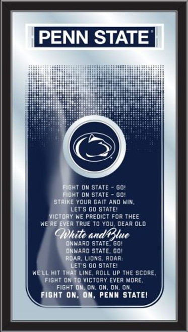 Penn State Nittany Lions Mirror - Fight Song Wood Frame Image 1