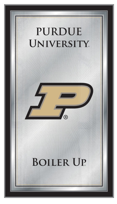 Purdue Boilermakers Mirror - Fight Song Wood Frame