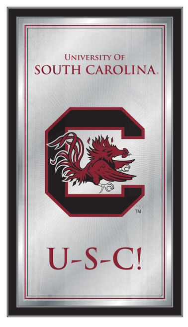 South Carolina Gamecocks Mirror - Fight Song Wood Frame