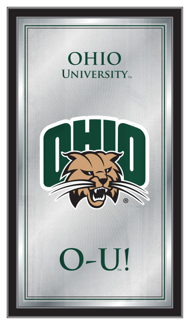 Ohio Bobcats Mirror - Fight Song Wood Frame