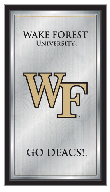 Wake Forest Demon Deacons Mirror - Fight Song Wood Frame