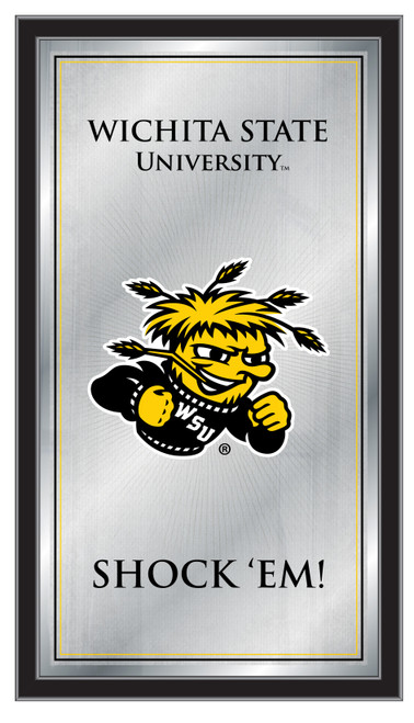 Wichita State Shockers Mirror - Fight Song Wood Frame