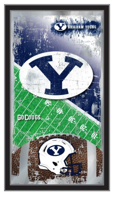 Brigham Young Cougars Football Logo Mirror Image 1