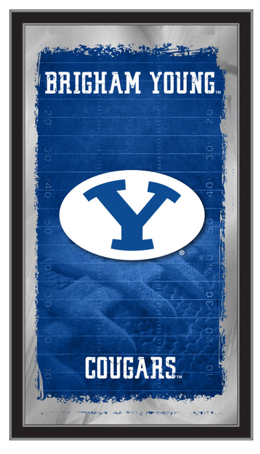 Brigham Young Cougars Football Logo Mirror