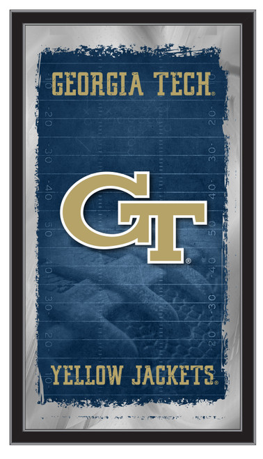 Georgia Tech Yellow Jackets Football Logo Mirror