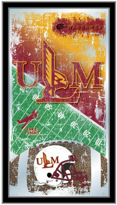 Louisiana Monroe Warhawks Football Logo Mirror Image 1