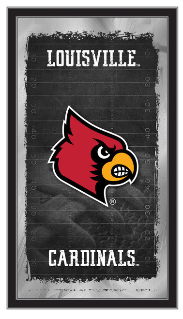 Louisville Cardinals Football Logo Mirror
