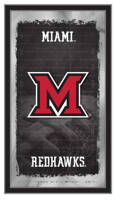 Miami Redhawks Football Logo Mirror