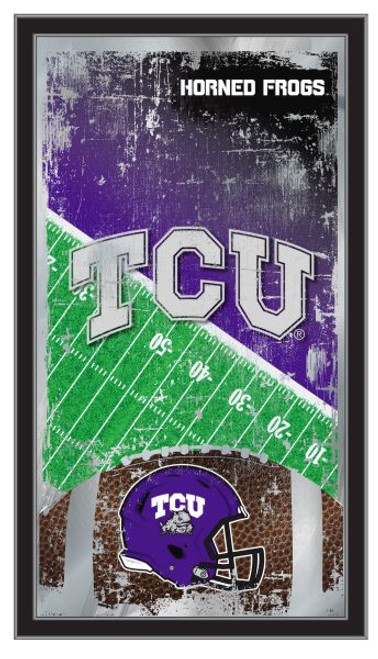 Texas Christian Horned Frogs Football Logo Mirror Image 1