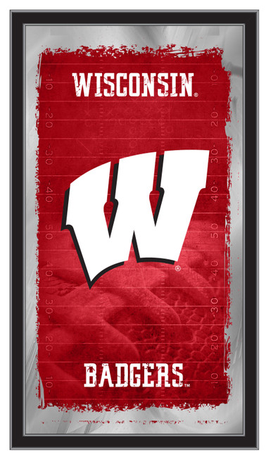 Wisconsin Badgers Football Logo Mirror
