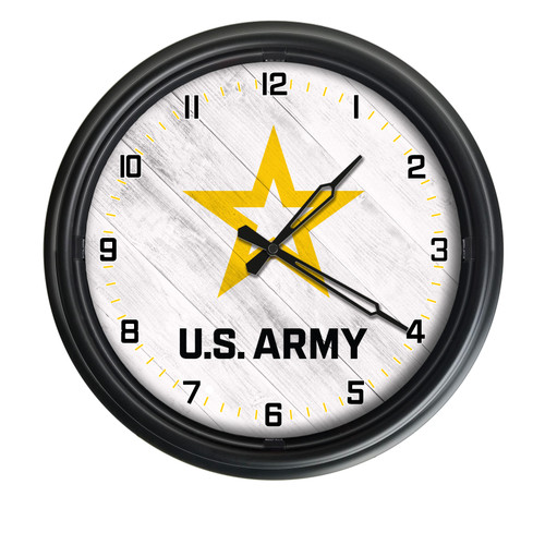 United States Army Indoor/Outdoor LED Wall Clock
