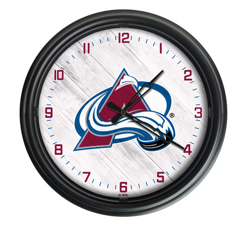 Colorado Avalanche Indoor/Outdoor LED Wall Clock
