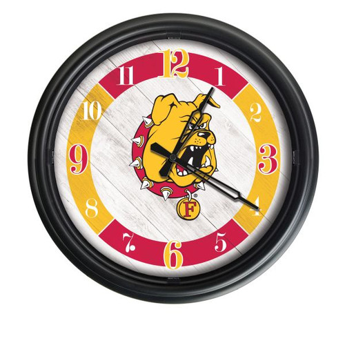 Ferris State University Indoor/Outdoor LED Wall Clock Image 1